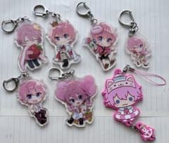 すとぷり さとみ アクリルキーホルダーまとめ売り - メルカリ