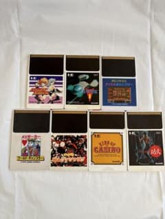 PCエンジン HuCARD ソフト まとめ 7枚セットのサムネイル