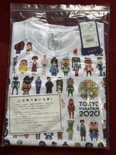 【新品未使用】ASICS 東京マラソン2020 シグネチャーTシャツ Lのサムネイル
