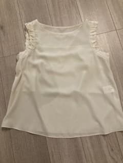 LANVIN en Bleu／ノースリーブブラウス　サイズ38のサムネイル