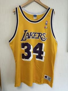 Lakers O'Neal 34 Champion ユニフォーム　48のサムネイル