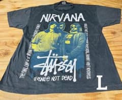 ステューシー カートコバーン Tシャツ Stüssy x NIRVANA /L - メルカリ