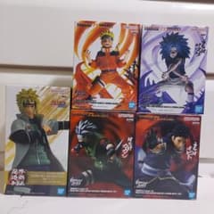 NARUTO -ナルト- 疾風伝 フィギュアまとめ売り 5点 全未開封 送料無料
