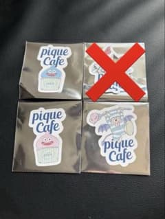 【非売品】ジェラートピケカフェ ドラクエ ステッカー ノベルティ 3種セットのサムネイル