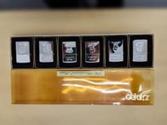 ZIPPO　歴史的人物彫刻ライター６個セットのサムネイル