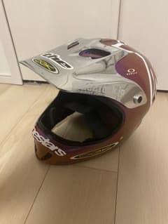 OGK Alpinestars フルフェイスヘルメット パープル/シルバー袋付き 