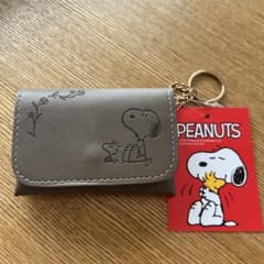 PEANUTS スヌーピー コインケース グレーのサムネイル