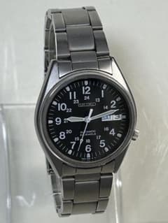 完動品 SEIKO ボーイズミリタリー 7S26-3060 ブラック文字盤 - メルカリ