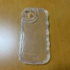 iPhone用 ウェーブデザイン クリアケースのサムネイル