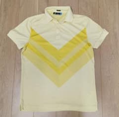 【J.LINDEBERG】半袖ポロシャツ 総柄イエローのサムネイル
