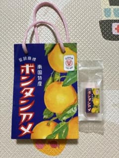 ボンタンアメ　紙袋　手提げ　ミニ箱のサムネイル