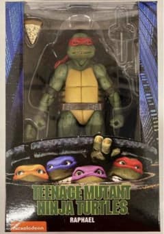 未開封　NECA TMNT ラファエロ フィギュア 1990年映画版