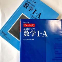 【女子が使用】青チャート1+A  えんぴつでの書き込みのみのサムネイル
