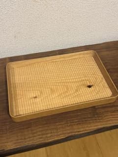 落合芝地　我谷盆　お盆　トレイ　栗　茶器　酒器 落合芝地 我谷盆 お盆 トレイ 栗 茶器 酒器 - メルカリ