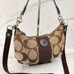 COACH✨ 2way Signature Hobo Shoulder Bag