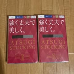 Atsugi ストッキング L-LL ブラック 3足組のサムネイル