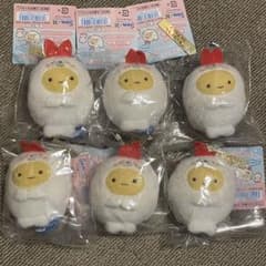 Shrimp Tempura Tail Sumikko Gurashi Hanging Plush Toy Set of 6 (Aquarium)