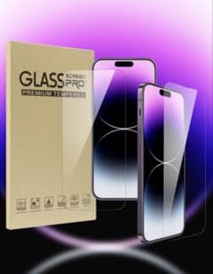 iPhone15Pro用 ガラスフィルム 強化ガラス 保護フィルム 9Hのサムネイル