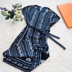 極美品☆HERMES☆シルク☆バンダナ☆ベルト付☆ワンピース - メルカリ