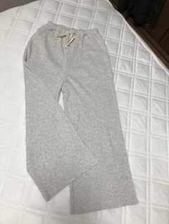 wcloset 新作 スリット入りリブパンツ新品のサムネイル