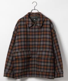チェックオーバーブルゾン✨値下げのサムネイル
