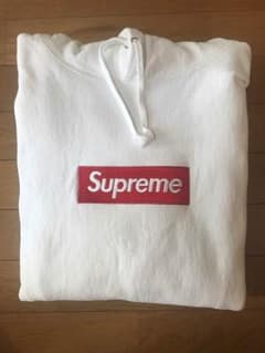 supreme box logo pullover M 白 11awのサムネイル