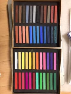 パステル  48色 海外購入品　ソフトパステル スケッチ カラフル お絵かきのサムネイル