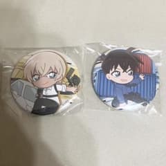 名探偵コナン スーツアクション 工藤新一 安室透 缶バッジ - メルカリ