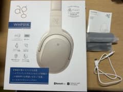 ag WHP01K クリーム ワイヤレスヘッドホン - メルカリ
