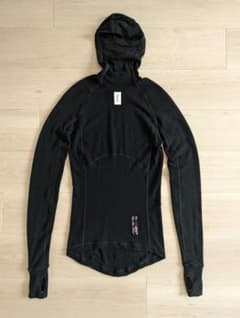 Rapha ラファ フード付きメリノウールベースレイヤー XXS ブラック