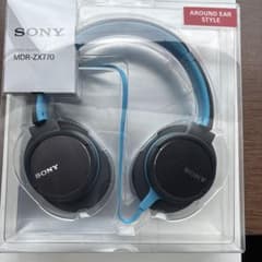 美品 SONY MDR-CD770 ヘッドホン 動作確認 レア SONY ソニー MDR-ZX770 ステレオヘッドホン ターコイズブルー - メルカリ