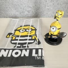 미니언즈 괴도 그루 대탈주 핸드 타올 면 100% 피규어 3점 세트