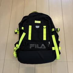 FILA リュック バックパック ブラック ネオンイエローのサムネイル