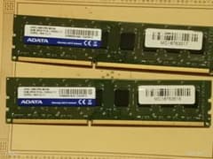 ADATA DDR3L 1600 8GB メモリ 2枚セットのサムネイル