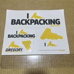 超超激レアGREGORY バックパッキング ステッカーのサムネイル
