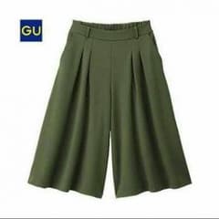GU ガウチョパンツ Mサイズ カーキのサムネイル
