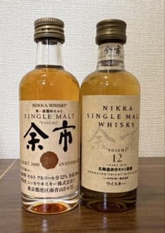 NIKKA 余市 12年 & 20周年記念ミニボトルセット NIKKA 余市 12年 & 20周年記念ミニボトルセット - メルカリ