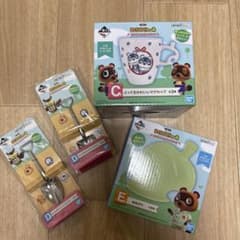 どうぶつの森　一番くじ　e賞　まめざら　d賞　銀のスコップ　c賞　マグカップのサムネイル