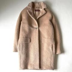美品✨近年物 マックスマーラ アルパカシャギー テディベアコート 