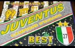 ワールドカップサッカー 特大サイズ 応援フラッグ ユベントス 優勝27 セリエA サッカー 特大応援 ワールドカップ2026 ユベントス 優勝旗チャンピオン