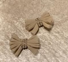 シューズクリップ シューズアクセサリー パンプス アクセサリー リボンのサムネイル