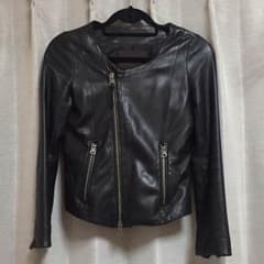 Jewel Changes ノーカラー レザージャケットのサムネイル