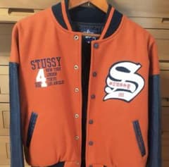 ステューシー ビッグ4 スタジャン Sサイズ オレンジ stussy big4のサムネイル