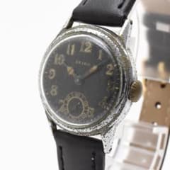Working condition SEIKO vintage men's wristwatch, hand-wound, small seconds.