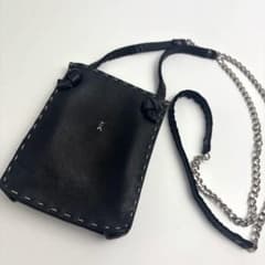 美品✨】エンリーベグリン ショルダーバッグ サコッシュ スマホ レザー 