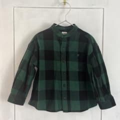 キッズ 長袖シャツ チェック柄のサムネイル