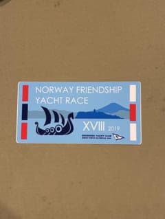 NORWAY FRIENDSHIP YACHT RACE 2019 ステッカーのサムネイル
