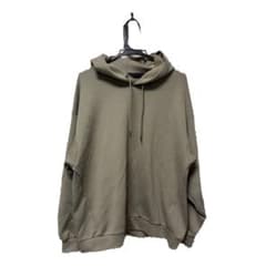 GU カーキ フード付きオーバーサイズパーカーのサムネイル