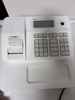 CASIO カシオ レジスター SR-G3-WE【訳あり】 CASIO カシオ レジスター SR-G3-WE【訳あり】 - メルカリ