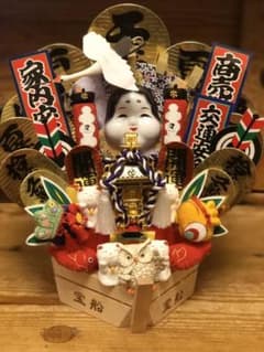 新宿　花園神社　熊手　置物　新品のサムネイル